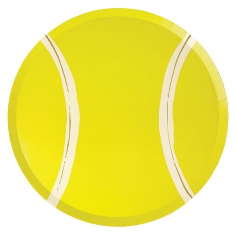 Meri Meri - Tennis Plates - Tenis Tabaklar - 8'li