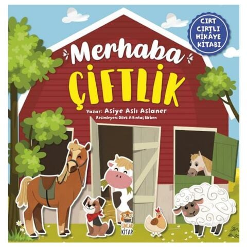 Merhaba Çiftlik - Cırt Cırtlı Hikaye Kitabı