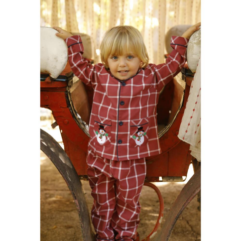 Luna Mia Snowman Magic Uyku Arkadaşlı Çocuk Pijama Seti