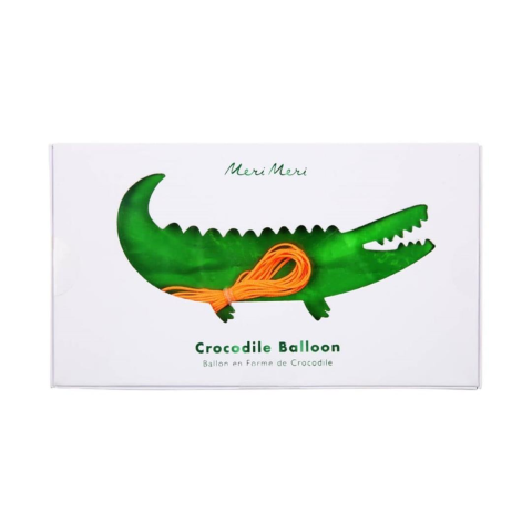 Meri Meri - Crocodile Foil Balloon - Timsah Folyo Balon