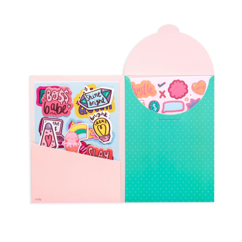 Ooly Sticker Stash Çıkartma Seti - Girl Boss