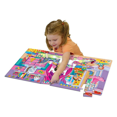 The Learning Journey Jumbo Yer Puzzle 50 Parça / Kızımın Odası