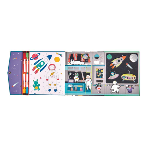 Floss & Rock Mıknatıslı Çoklu Oyun Seti / Space