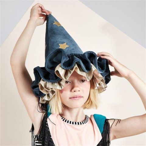 Meri Meri - Pointed Blue Hat - Mavi Cadı Şapkası