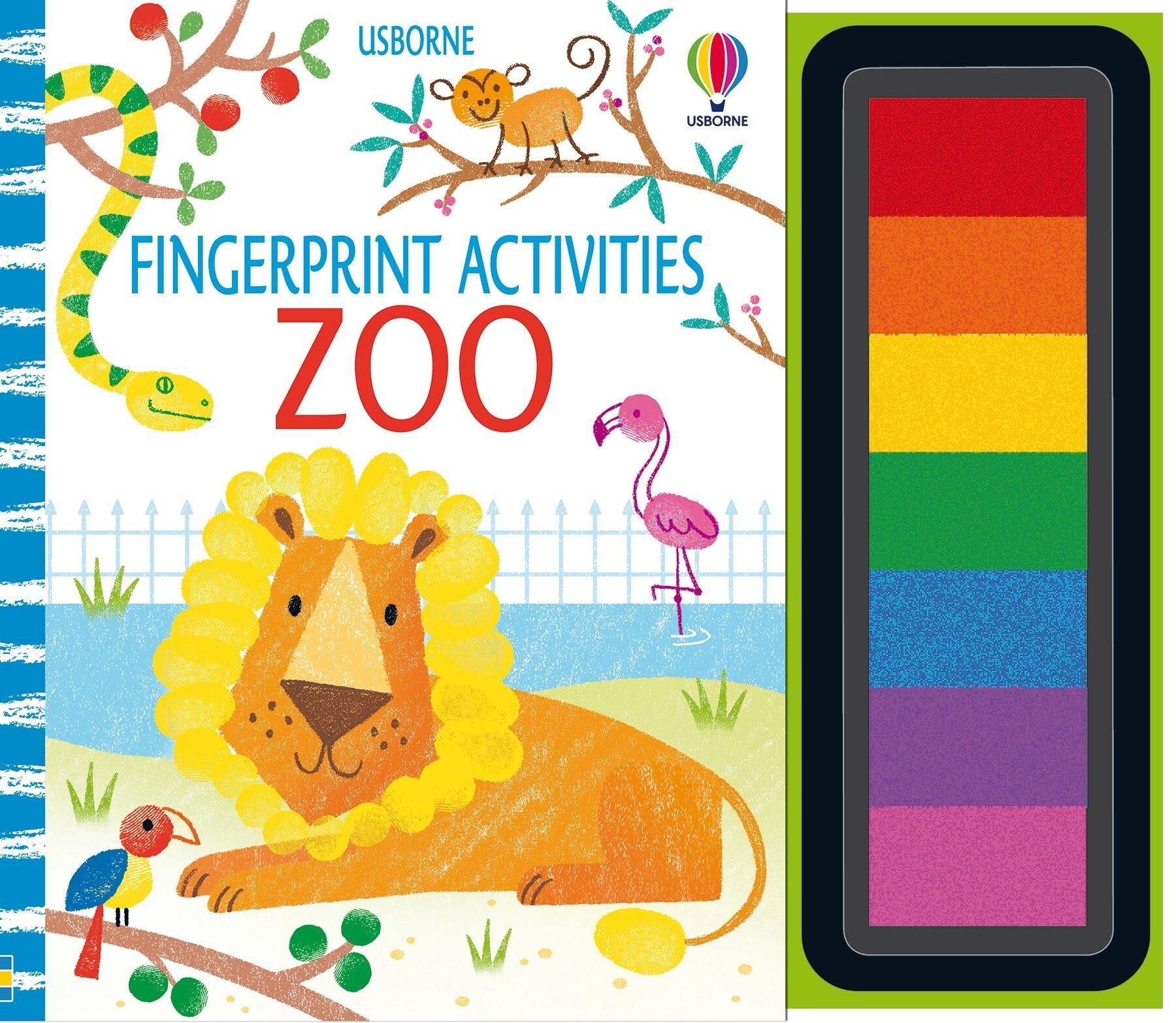 Fingerprint Activities: Zoo - Usborne Publishing