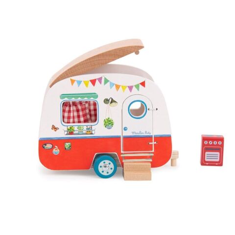 Moulin Roty - Ahşap Oyuncak - Karavan