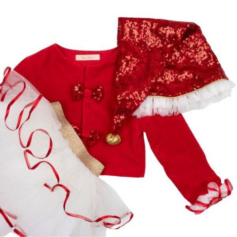 Meri Meri - Santa's Little Helper Kostüm / 5-6 Yaş