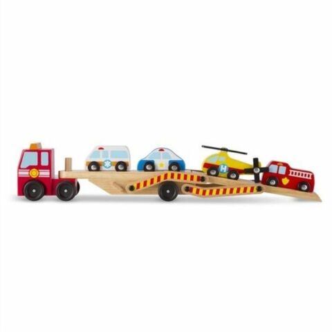 Melissa&Doug Ahşap Acil Yardım Araçlar Taşıyıcı Tır
