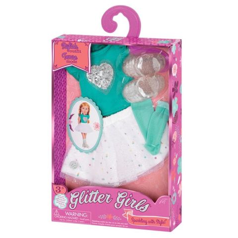 Glitter Girls Kıyafet Seti / Sparkling Top&Skirt - Sparkling With Style