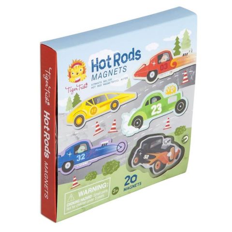 Tiger Tribe Mıknatıslı Set Yarış Arabaları - Hot Rods Magnets