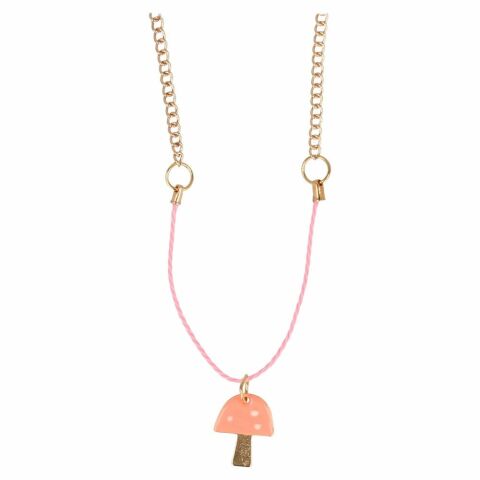 Meri Meri - Enamel Mushroom Necklace - Mantar Kolye