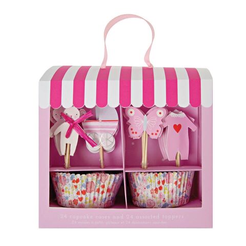 Meri Meri - Cupcake Kit - Pembe