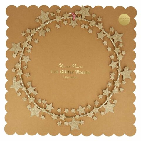 Meri Meri - Sparkly Star Wreath - Parıltılı Yıldız Çelenk
