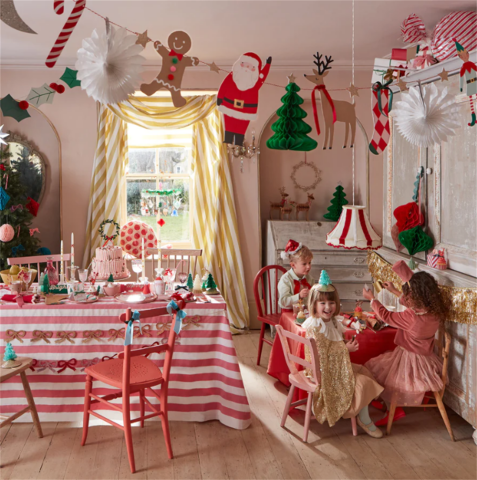 Meri Meri - Christmas Characters Garland - Yeni Yıl Karakterler Asılan Süs