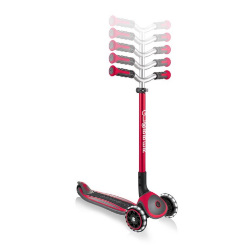 Globber Scooter / Master Işıklı Katlanan / Kırmızı