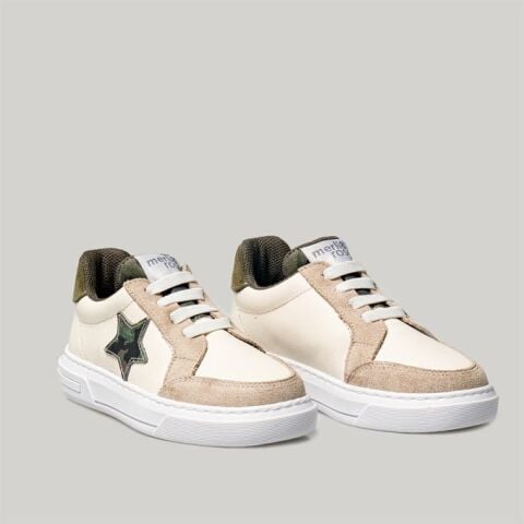 Merli&Rose Deri Star Sneaker | Kamuflaj