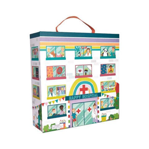Floss & Rock Ahşap Figürlü Oyun Kutuları / Happy Hospital