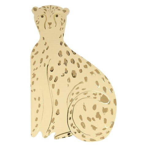 Meri Meri - Cheetah Sticker & Sketchbook - Çita Çıkartma ve Eskiz Defteri