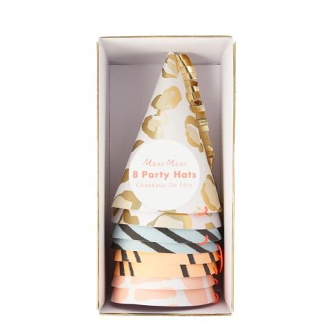 Meri Meri - Safari Party Hats - Safari Parti Şapkaları - 8'li