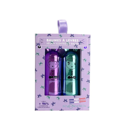 Inuwet - Duo N-Baumes Purple Ribbon 2'Li Lip Balm Seti